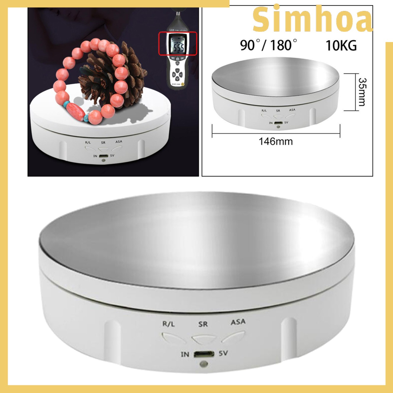 Đế Xoay 360 Độ Trưng Bày Trang Sức