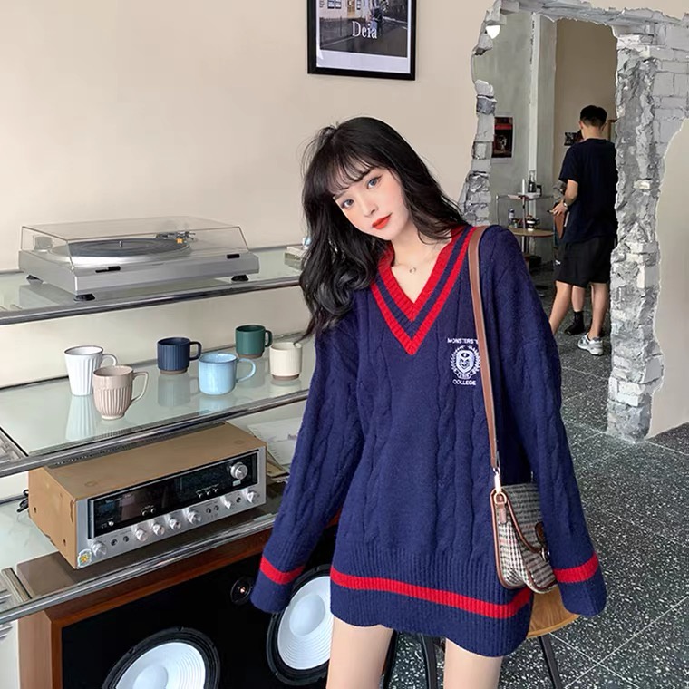 Áo len nữ phong cách Hàn Quốc trẻ trung, dễ thương | BigBuy360 - bigbuy360.vn