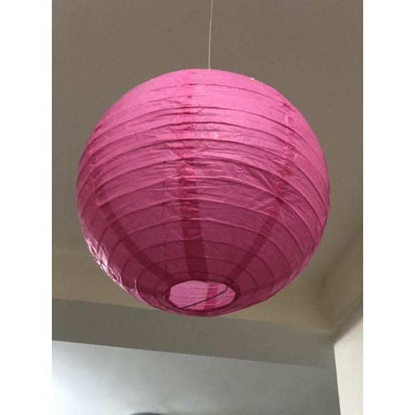 Đèn lồng Giấy tròn trang trí trung thu, lớp học (lỗi nhẹ)