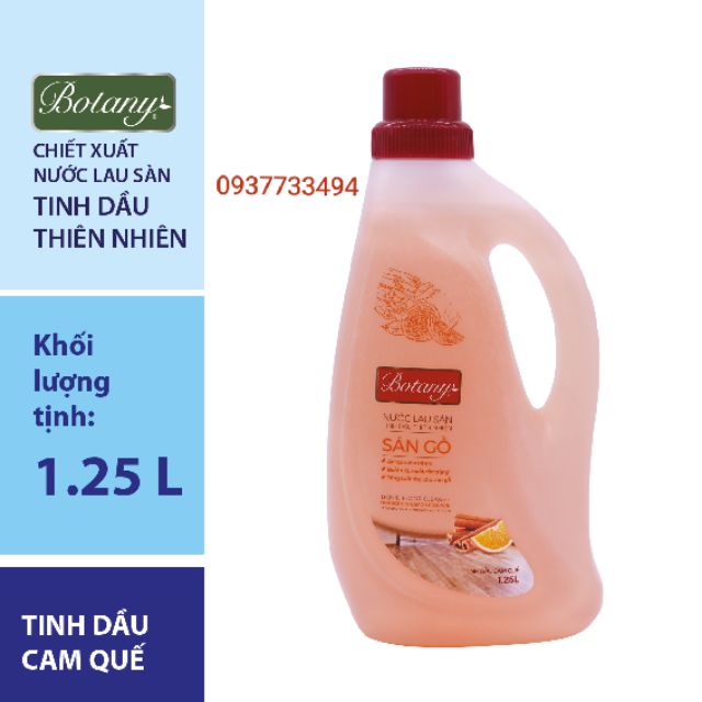 Nước lau sàn tinh dầu thiên nhiên Botany 1.25 lít