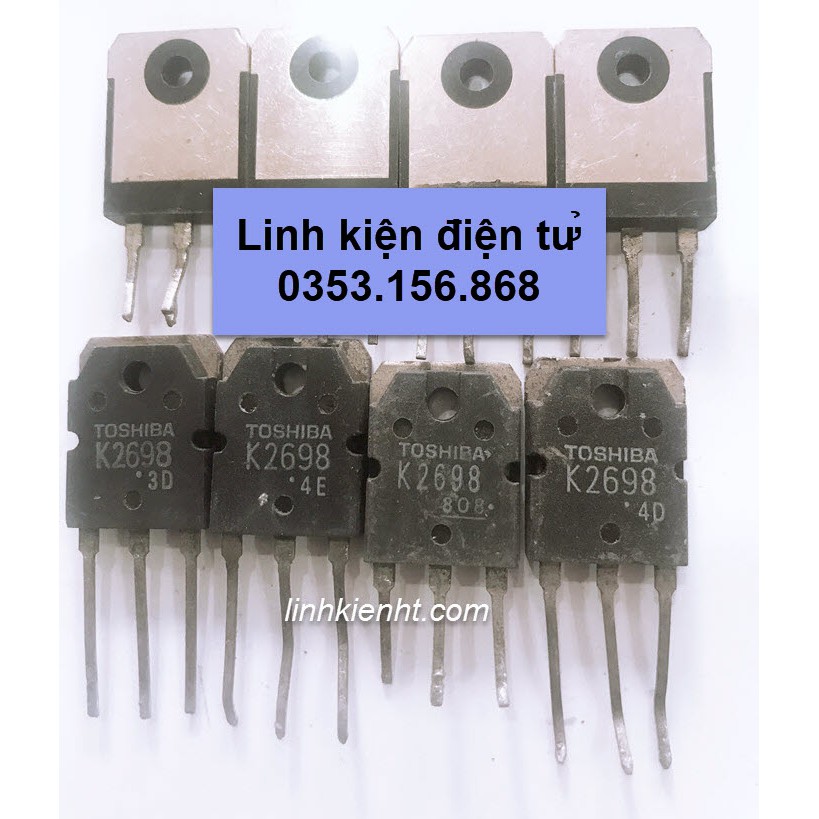 MOSFET 2SK2698 K2698 TO-3P THÁO MÁY CHÍNH HÃNG