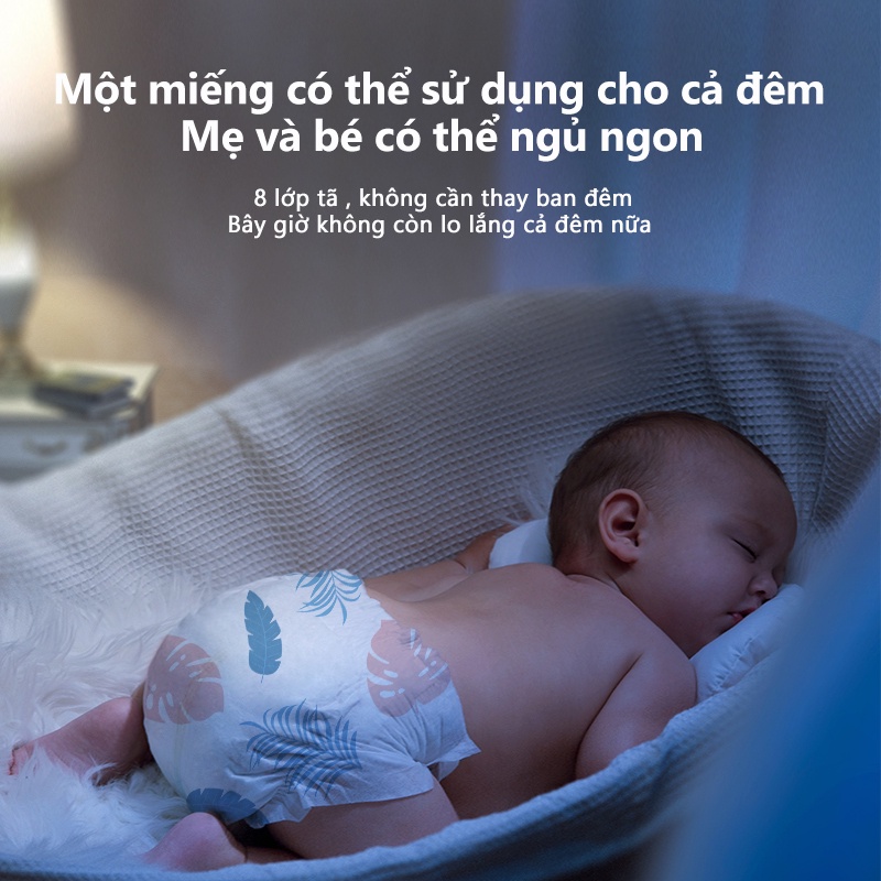 [Einmilk.ân ninh] Tã siêu mỏng xanh dương 0,2 cm dành cho bé Thoáng khí thấm hút cao Baby Diapers DIA230