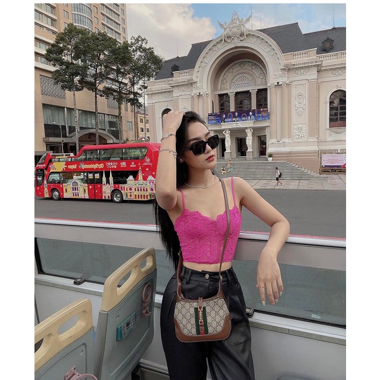 ÁO CORSET REN CROPTOP HAI DÂY - 2712/369