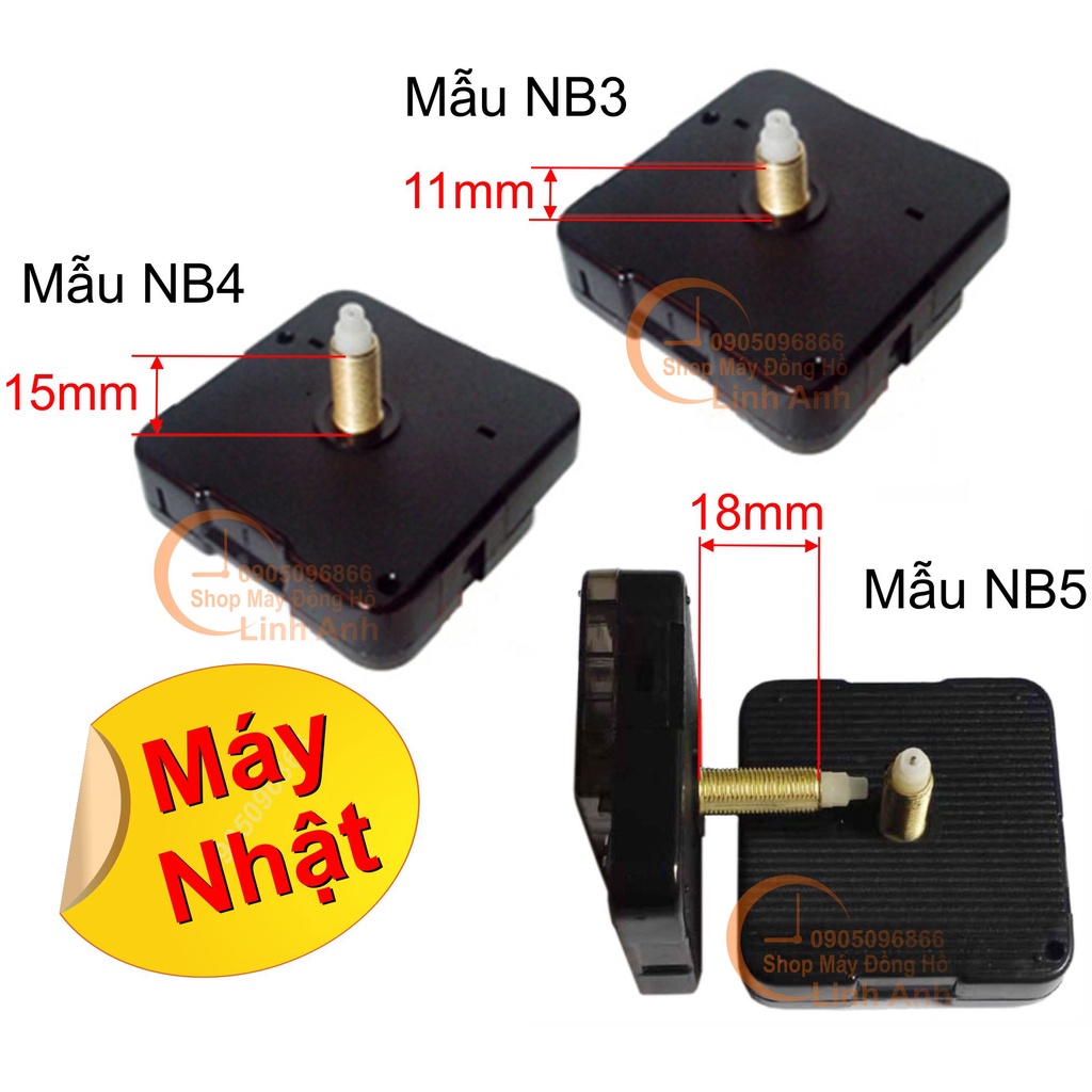 Máy đồng hồ Nhật trục dài loại tốt