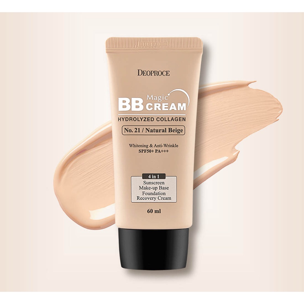 Kem nền trang điểm chống nắng Magic BB Cream Deoproce SPF 50+ PA+++ #21 (60ml) Deoproce Magic BB Cream