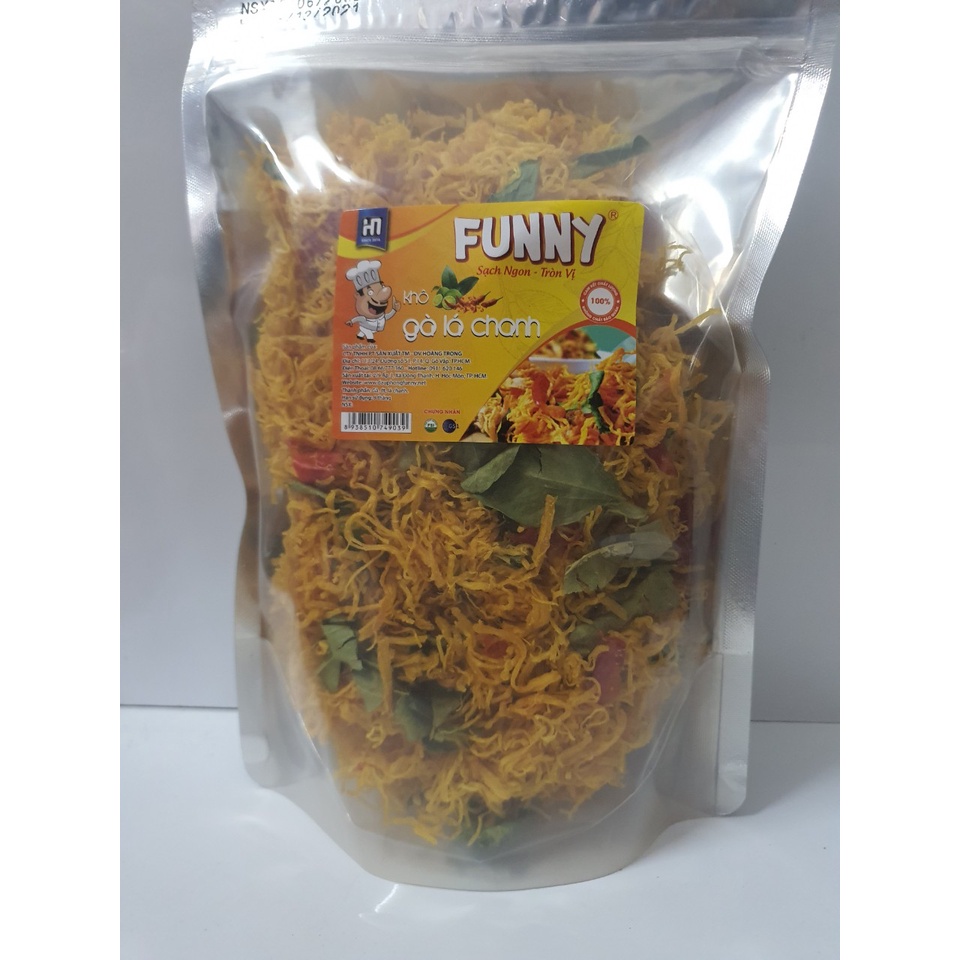 KHÔ GÀ LÁ CHANH LOẠI NGON NHẤT 500g date mới