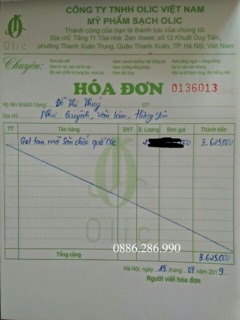 GEL BÔI TAN MỠ OLIC