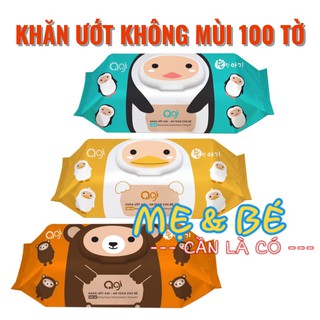 [MẪU MỚI] KHĂN ƯỚT AGI KHÔNG MÙI 100 TỜ