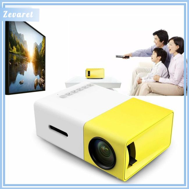 Máy ChiếU Gia ĐìNh Zevaret YG300 1080P Usb Hdmi-Compa AV SD KèM Phụ KiệN