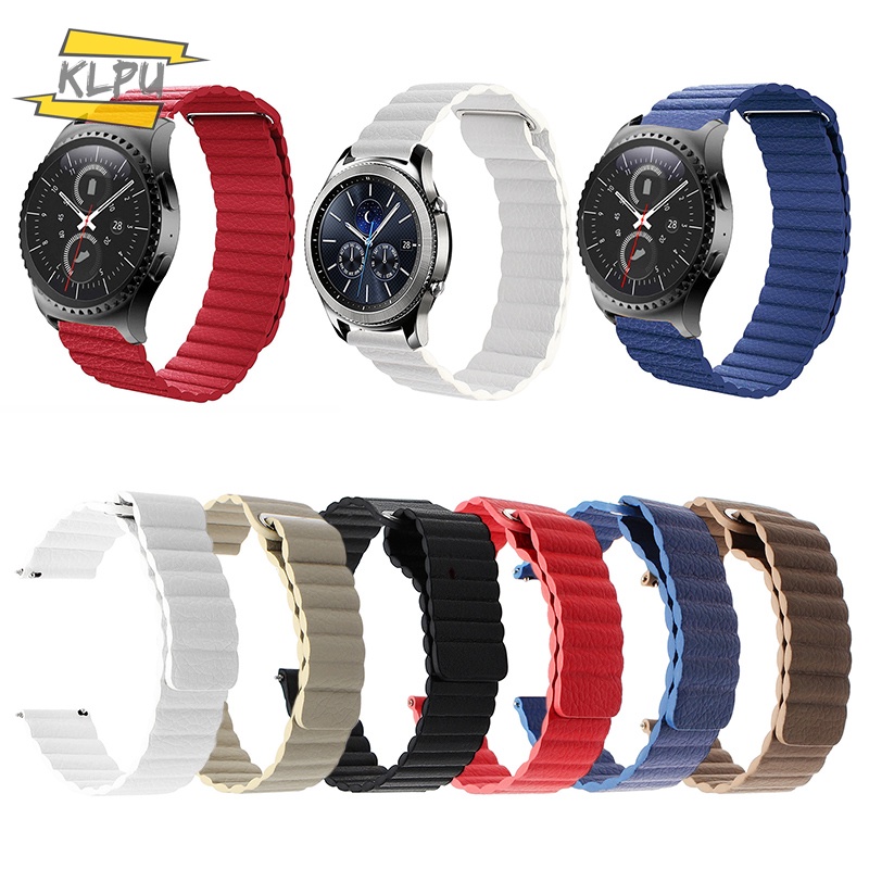 Dây đeo bằng da mềm cho đồng hồ thông minh Samsung Galaxy Gear S2