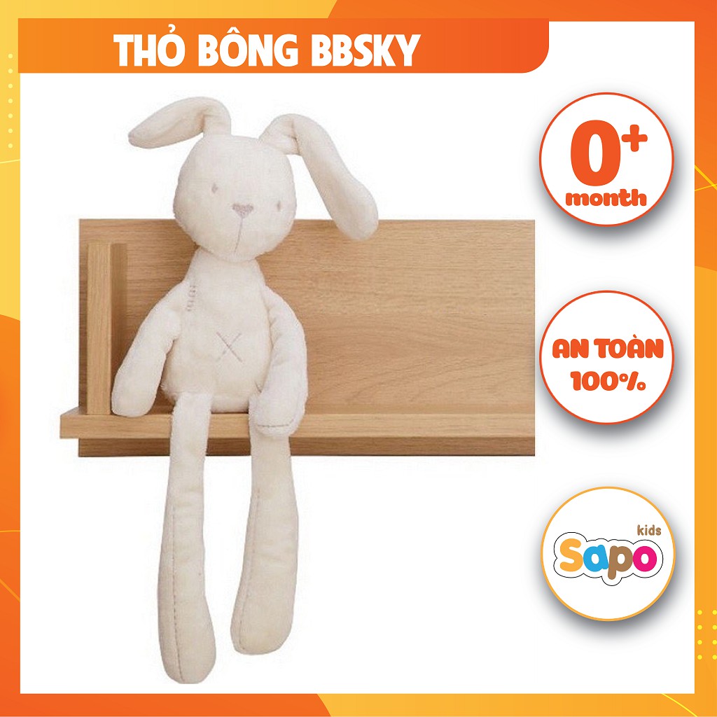 Thỏ Trắng Nhồi Bông BBSKY, Đồ Chơi Phòng Ngủ Cho Bé