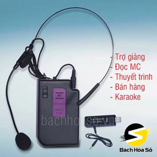 Micro đeo tai không dây TRỢ GIẢNG, BÁN HÀNG, ĐỌC KINH