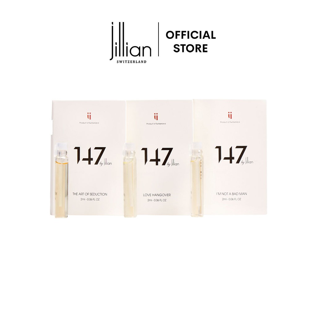 Nước hoa nam 147 by Jillian size mini (EDP) x 2ml