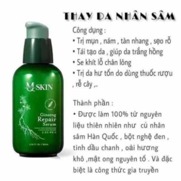 TÁI TẠO DA NHÂN SÂM MQ-SKIN ( hàng chính hãng cty)