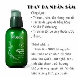 Tái tạo da nhân sâm mq-skin