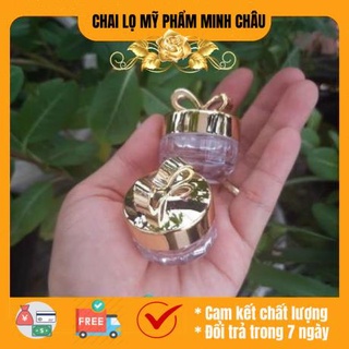Hủ chiết mỹ phẩm 5g hình nơ - hủ đựng mỹ phẩm / chai lọ chiết mỹ phẩm