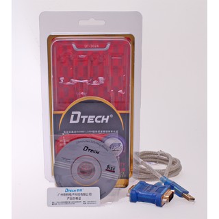 DÂY CÁP USB TO 2 RS232 DTECH DT-5024