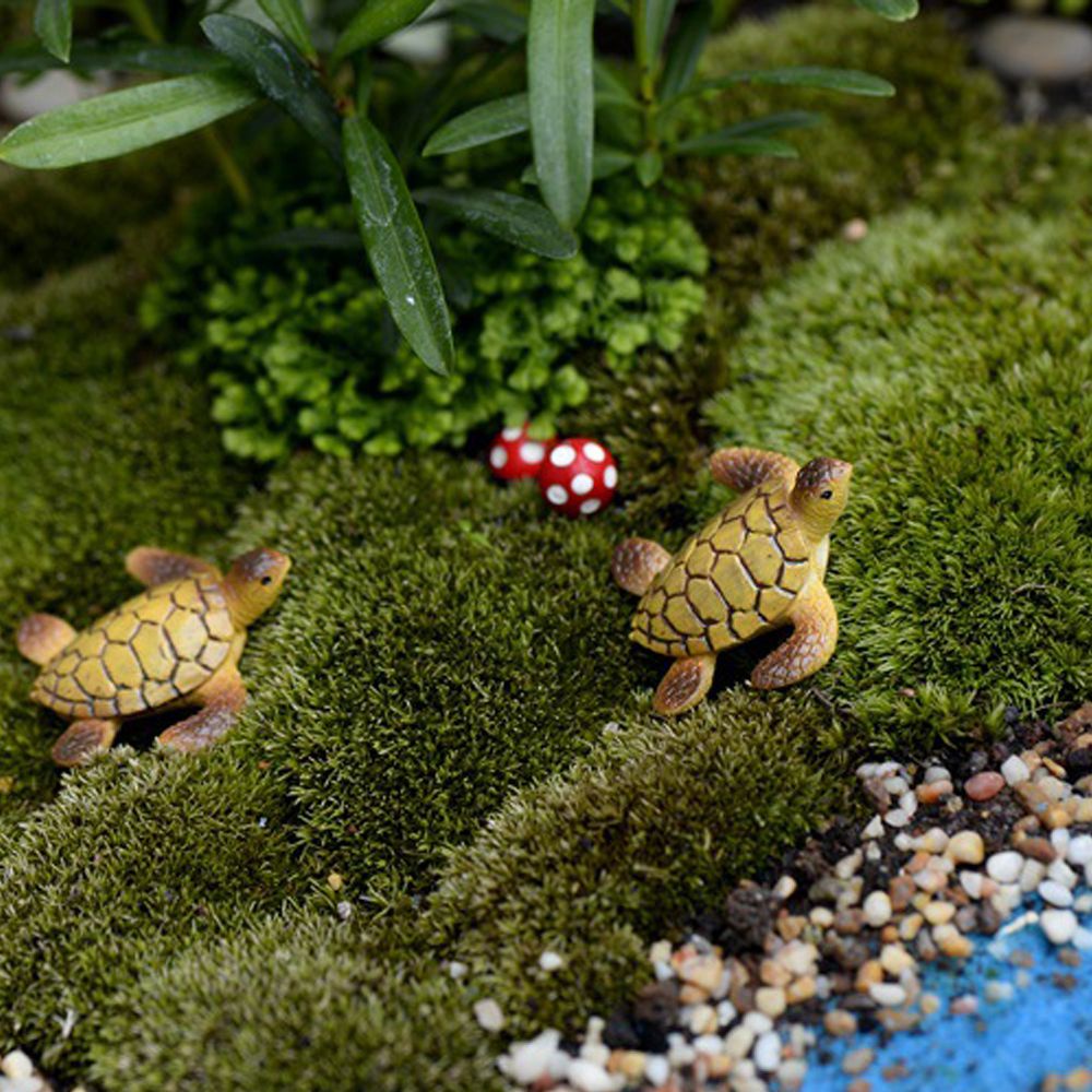 Phụ kiện mô hình rùa biển trang trí hồ cá, chậu cây, DIY 4cm