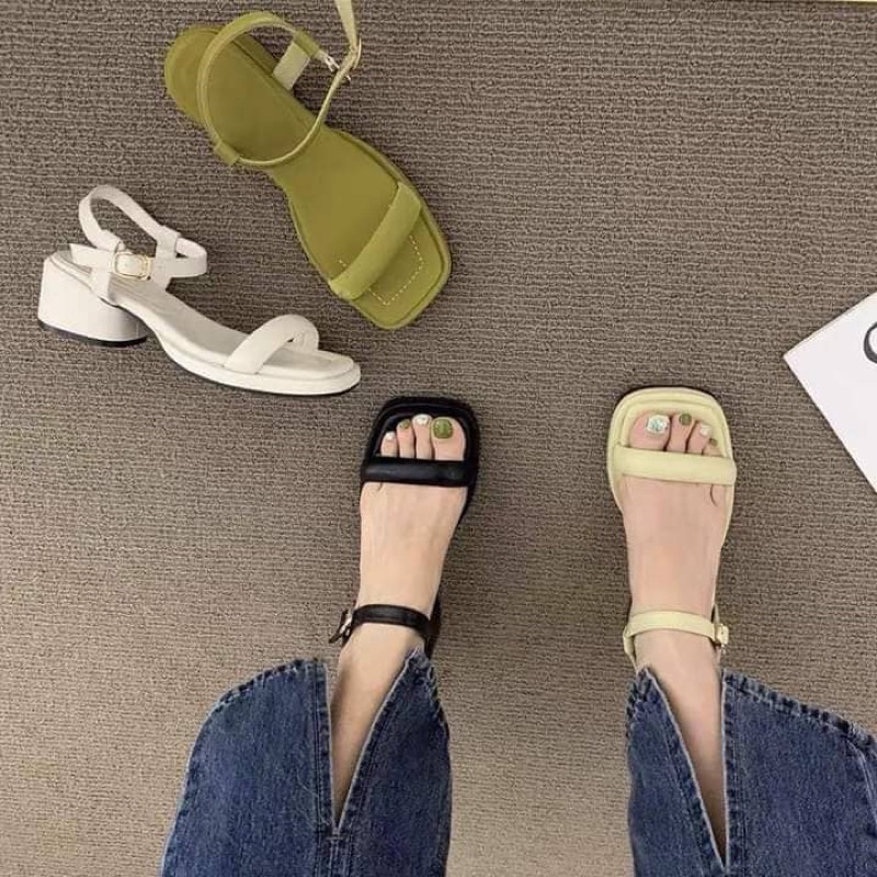 Sandal 3cm đế đúp