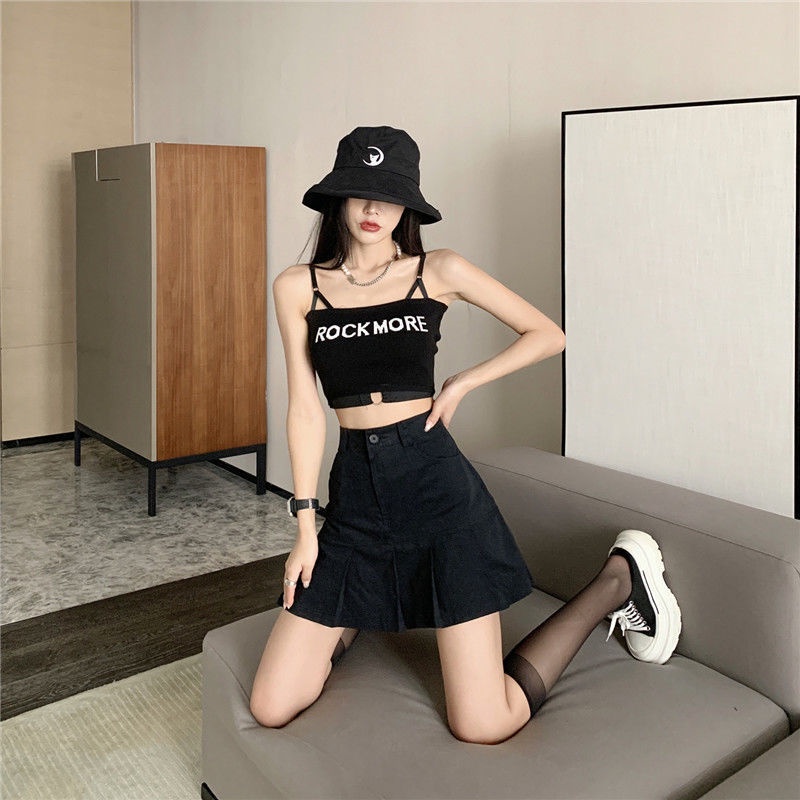 Plus Chân Váy Jean Chữ A Lưng Cao Cỡ Lớn Thời Trang Cho Nữ