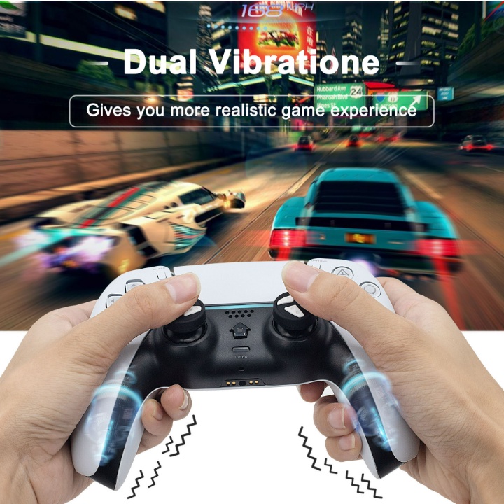 Tay cầm P4 plus, tay cầm chơi game có dây, không dây Bluetooth cho PC, laptop, playstation, điện thoại, TV box,...