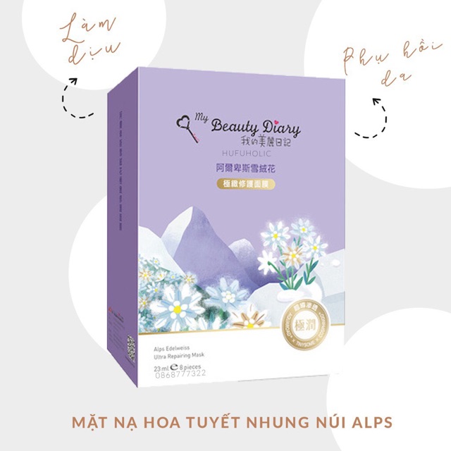 Mặtnạ MyBeautyDiary ĐàiLoan Dòng Phổ Thông - Natural Keys Series