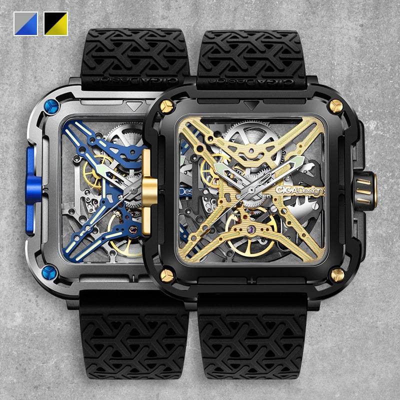 Đồng hồ Cơ Nam Xiaomi CIGA Design X Series Titanium - Cyber Blue -