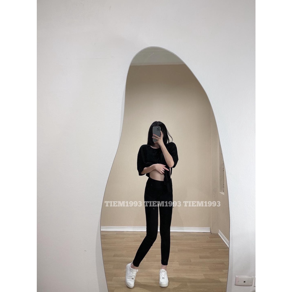 Quần legging MU.J.I dày dặn loại 1 kèm túi giấy và tag - Tiệm 1993