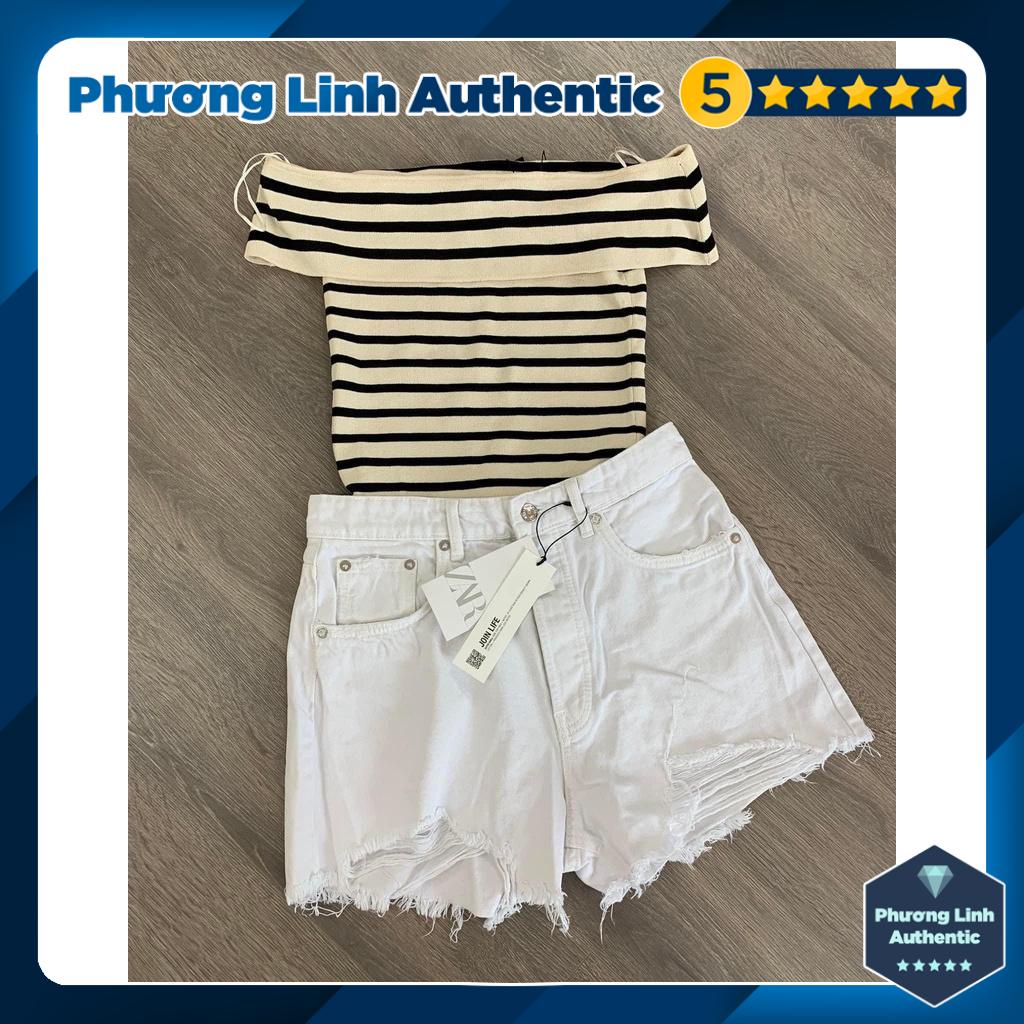 Áo quây trễ vai dáng ôm Zara Auth New tag có sẵn 3519/031 3519031