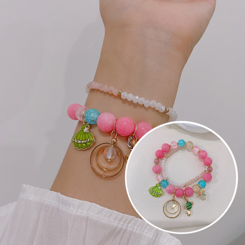 Vòng Tay Đính Đá Pha Lê Phong Cách Hàn Quốc Sang Trọng Thời Trang | BigBuy360 - bigbuy360.vn