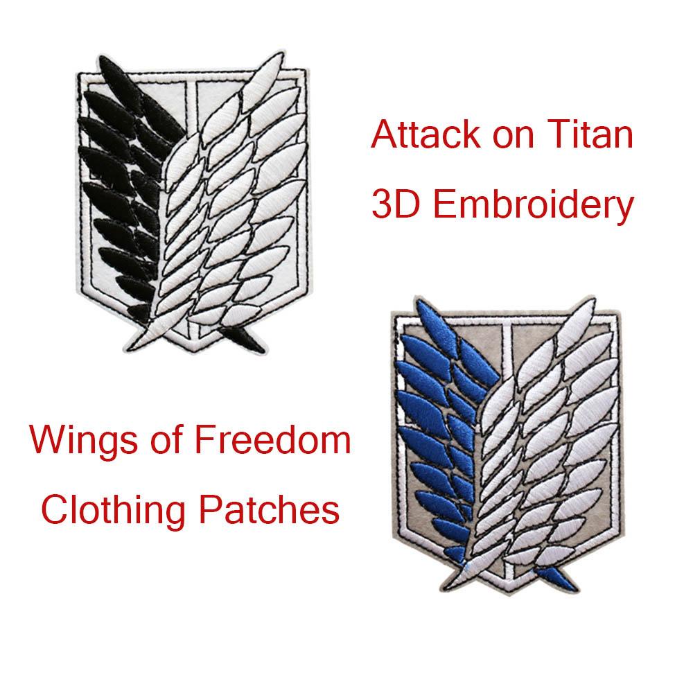 Sticker Ủi Thêu Hình AUGUSTINA Attack on Titan 3D