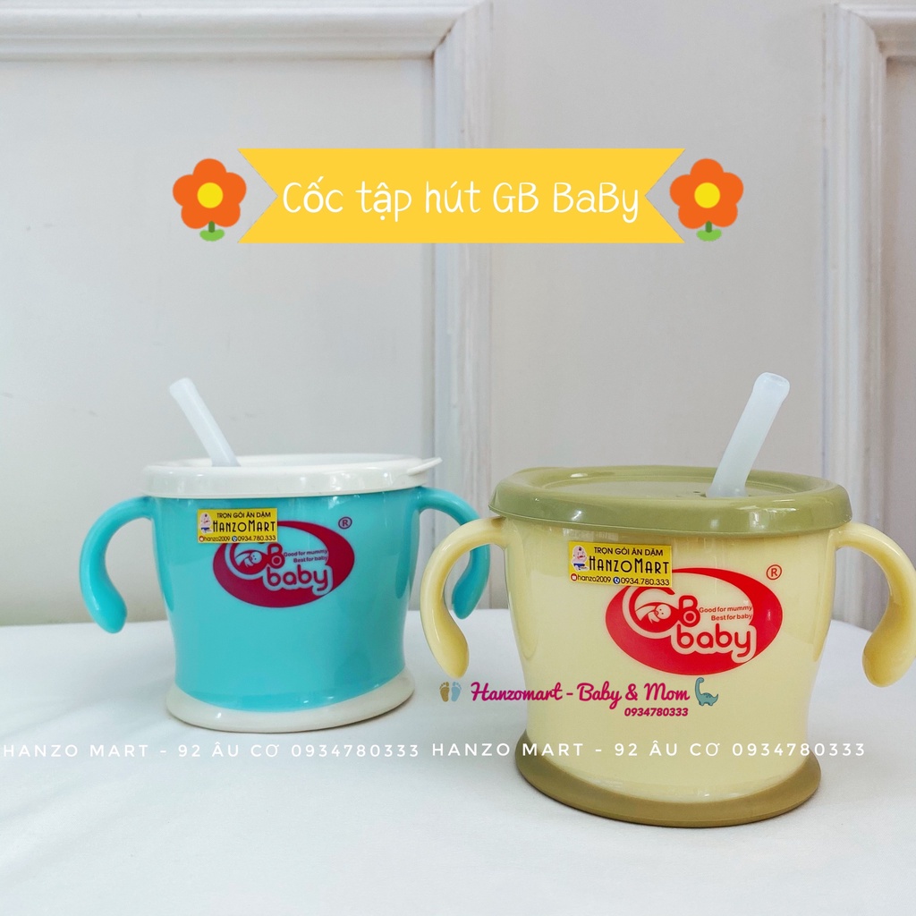 Cốc tập hút 3 giai đoạn GB Baby Hàn quốc