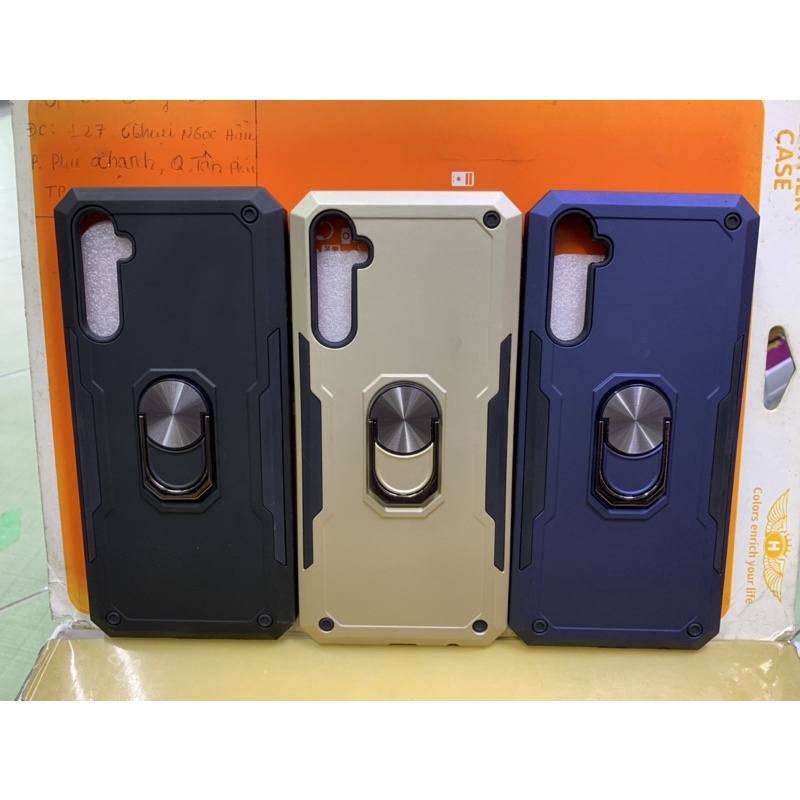Ốp lưng Realme C3i viền dẻo lưng dầy chống sóc có iring