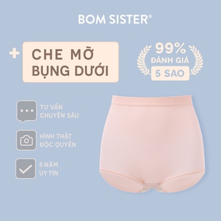 Quần gen định hình vải dệt co giãn gom mỡ giảm eo BOM SISTER QG988