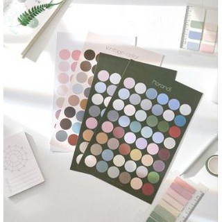 Giấy dán hình chấm tròn nhiều màu sắc lily1088