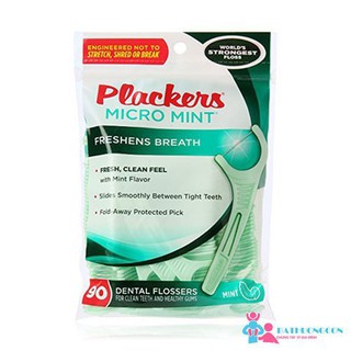 Tăm Chỉ Nha Khoa Plackers Micro Mint Freshens Breath