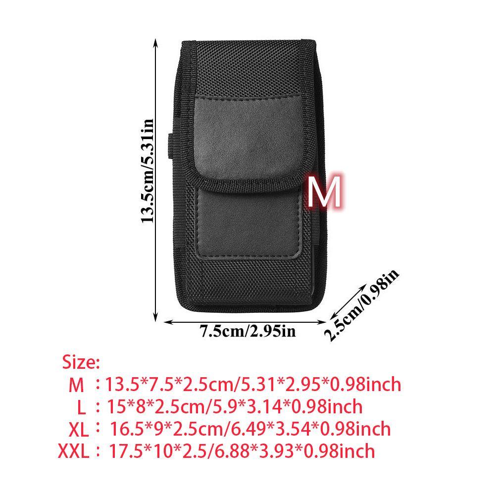 Ốp Điện Thoại Da Pu Tích Hợp Ngăn Đựng Thẻ Đeo Hông Dành Cho Nam 5.31-6.88 Inch