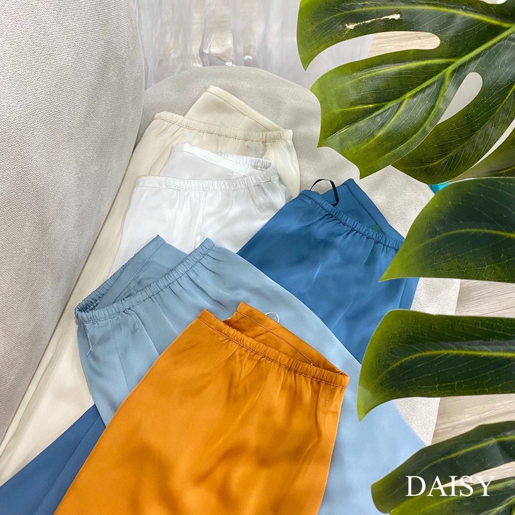 Quần culottes lụa trơn DAISY mặc cùng áo dàii mã QL1411