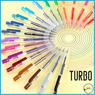 Bút gel Kaco Turbo mực nhiều màu ngòi 0.5mm (cây lẻ)