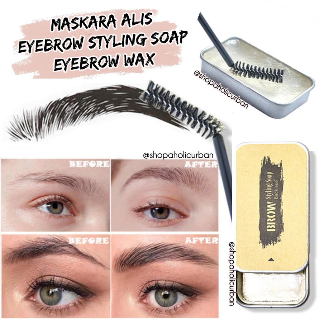 (hàng Mới Về) Sáp Tạo Kiểu Lông Mày / Xà Phòng / Mascara Tiện Dụng