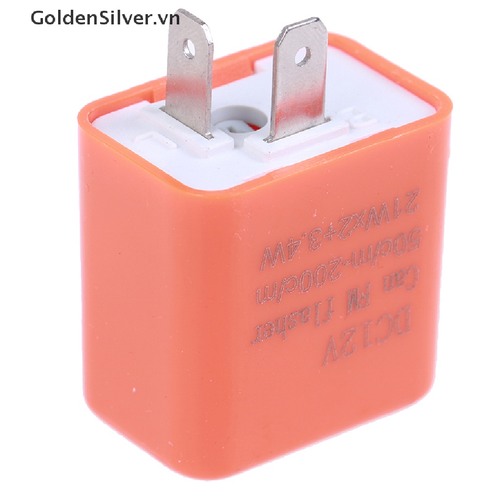1 Rơ Le Điều Chỉnh Tốc Độ Đèn LED Tín Hiệu 12V 2-Pin Cho Xe Máy