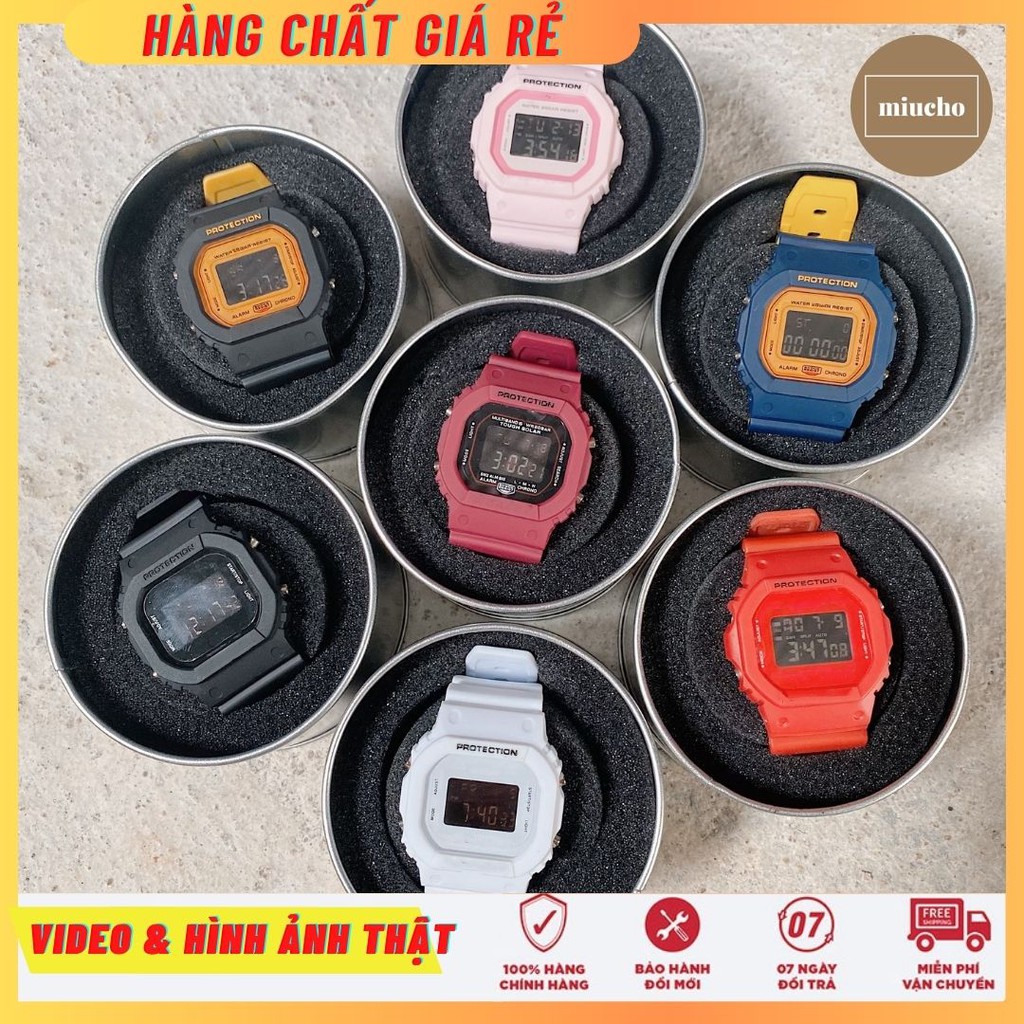 Đồng hồ điện tử Unisex giá sỉ dành cho nam nữ chống nước DH02 Miucho