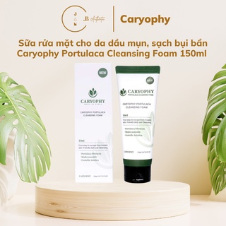 Sữa rửa mặt Caryophy Portulaca Cleansing Foam 150ml – NEW chính hãng 100%