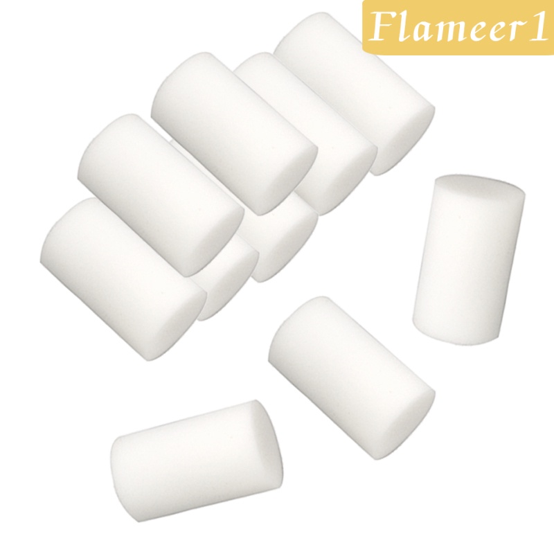 1 [flameer1] Set 10 Cây Lăn Sơn Mini 6cm Màu Trắng