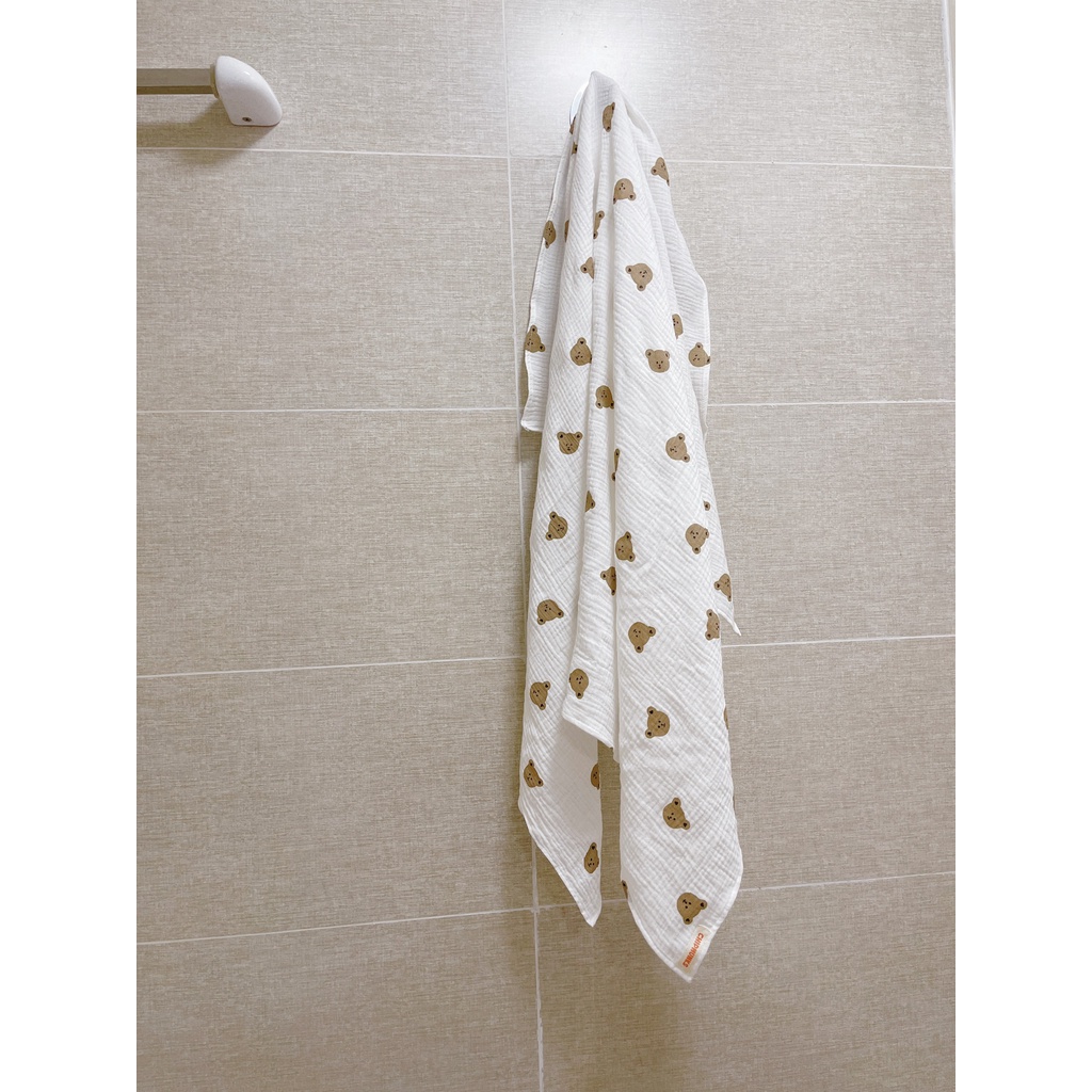 Khăn tắm đa năng xô muslin CHIPMUNK cho bé sơ sinh đến 3 tuổi