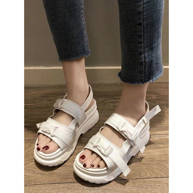 CÓ VIDEO (Hàng có sẵn) SANDAL NỮ ĐẾ SIÊU CAO 7cm dạng cài quai hàng cao cấp  Bigsz 35 - 43