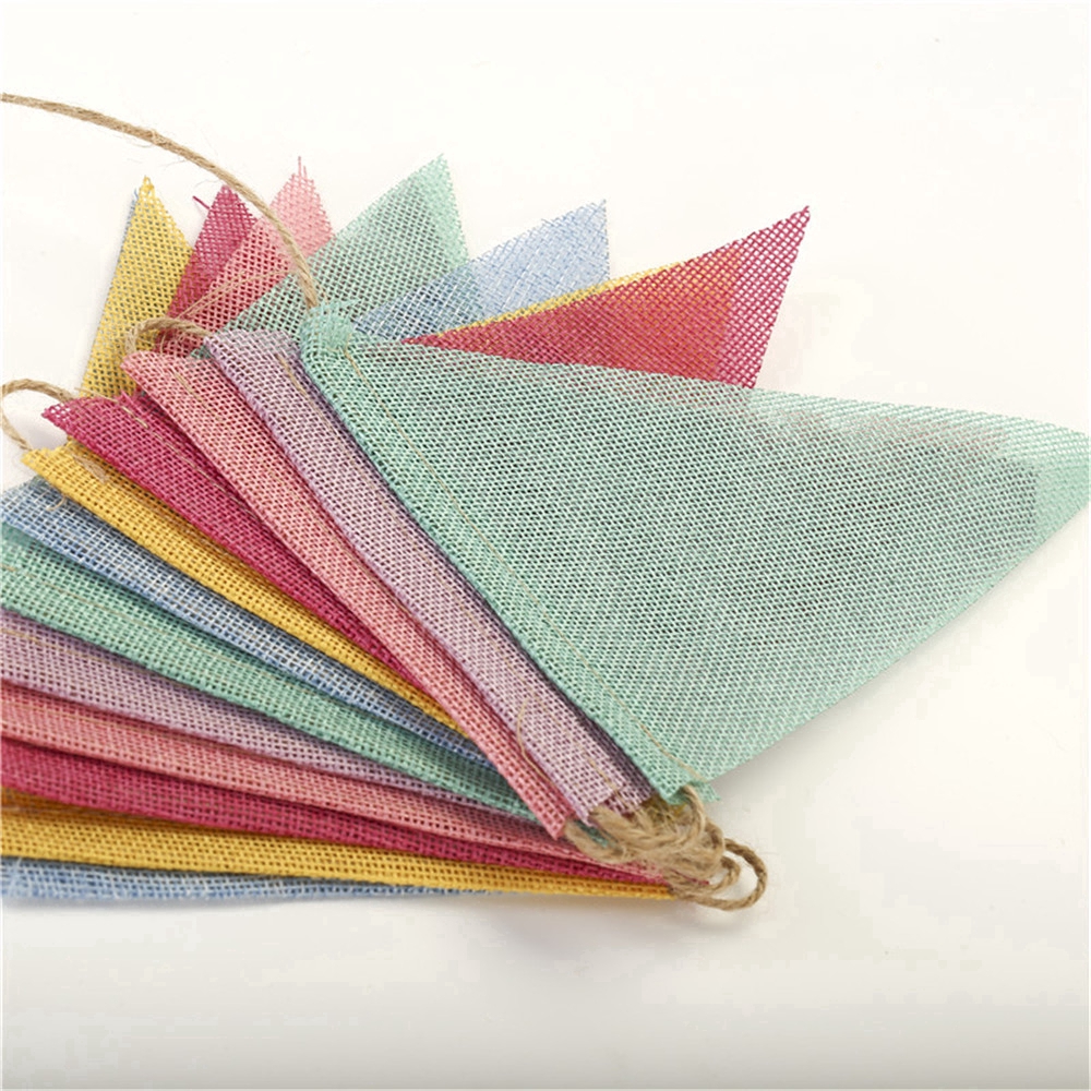 Bộ 12 Lá Cờ Đầy Màu Sắc Có Thể Tái Sử Dụng