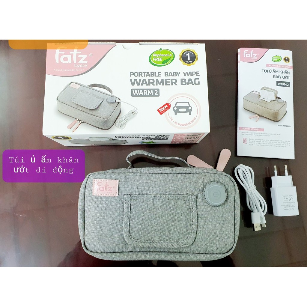 Túi ủ ấm khăn giấy ướt Fatz Baby Warm 2 FB7000SL