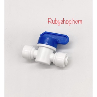 Van xả tay, van xả ngang máy lọc nước RO ra dây 6mm hoặc 10mm Rubyshop.hcm