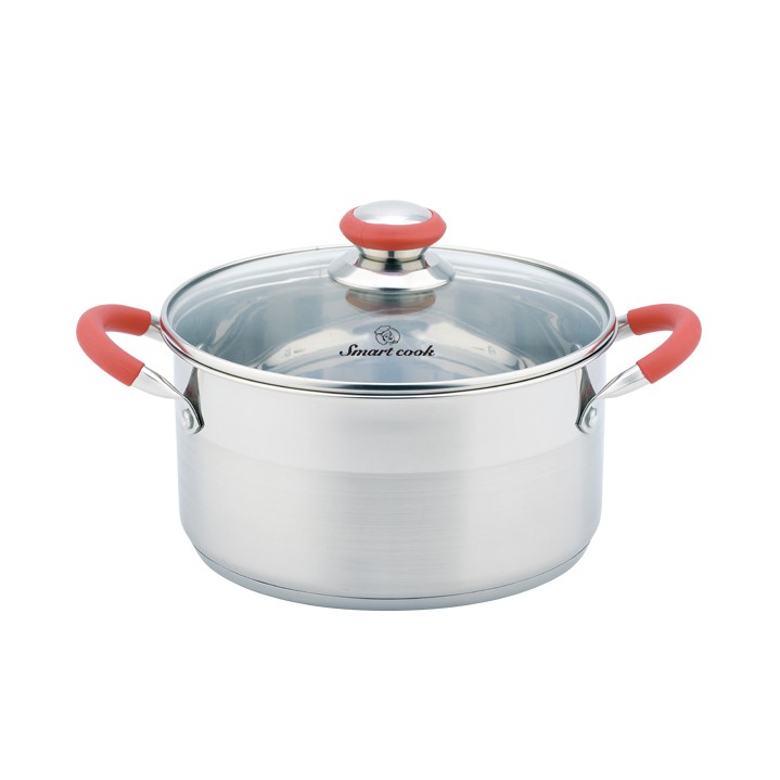 [Mã LIFECPMALL giảm 12% đơn 250K] Bộ nồi Inox Smart Cook 3 chiếc cỡ 18,22,26cm SM3336